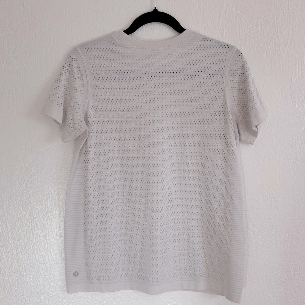 White lululemon shirt size 8